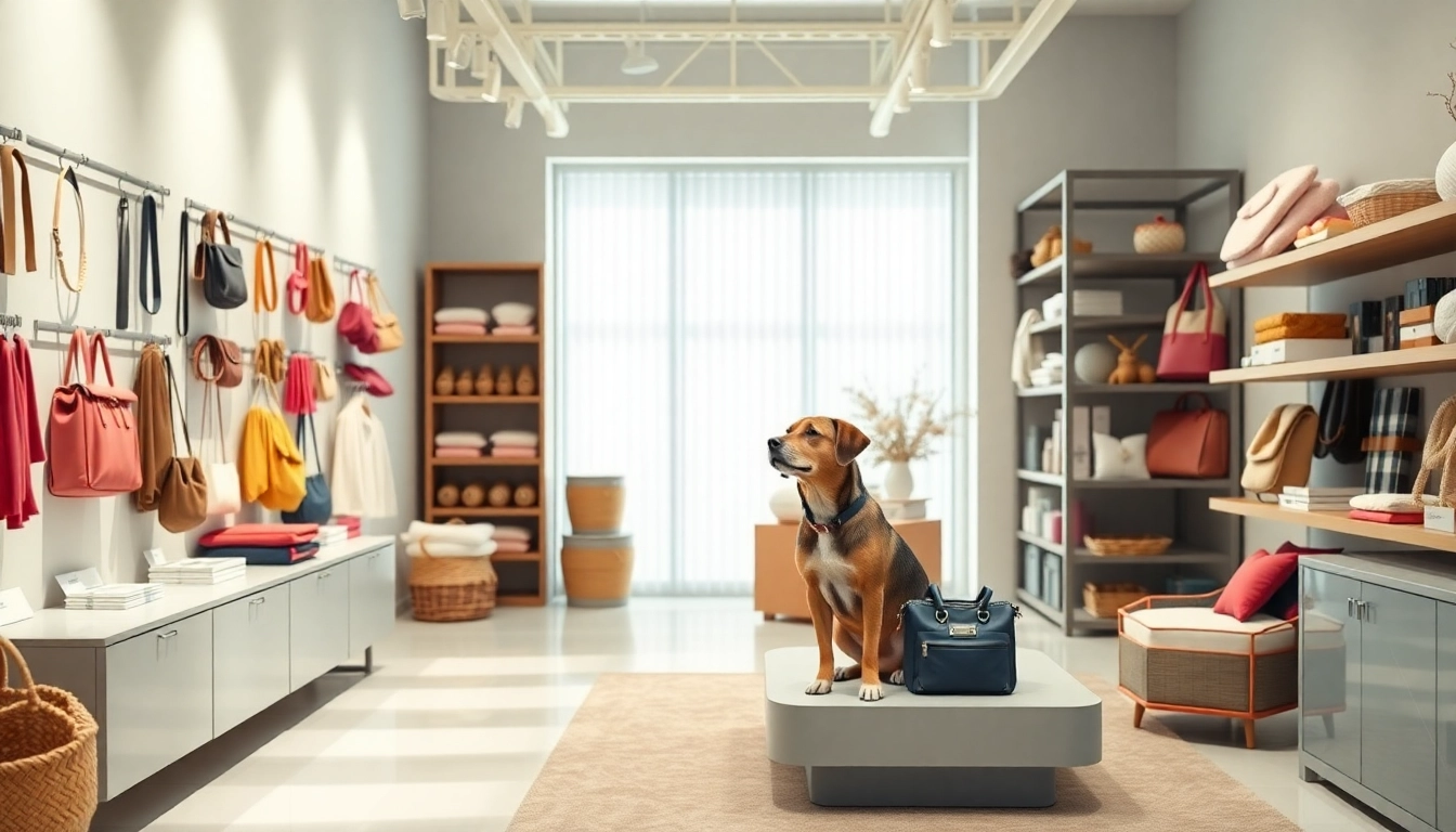 Showcase of stylish pet accessories, highlighting unique designs and quality materials.