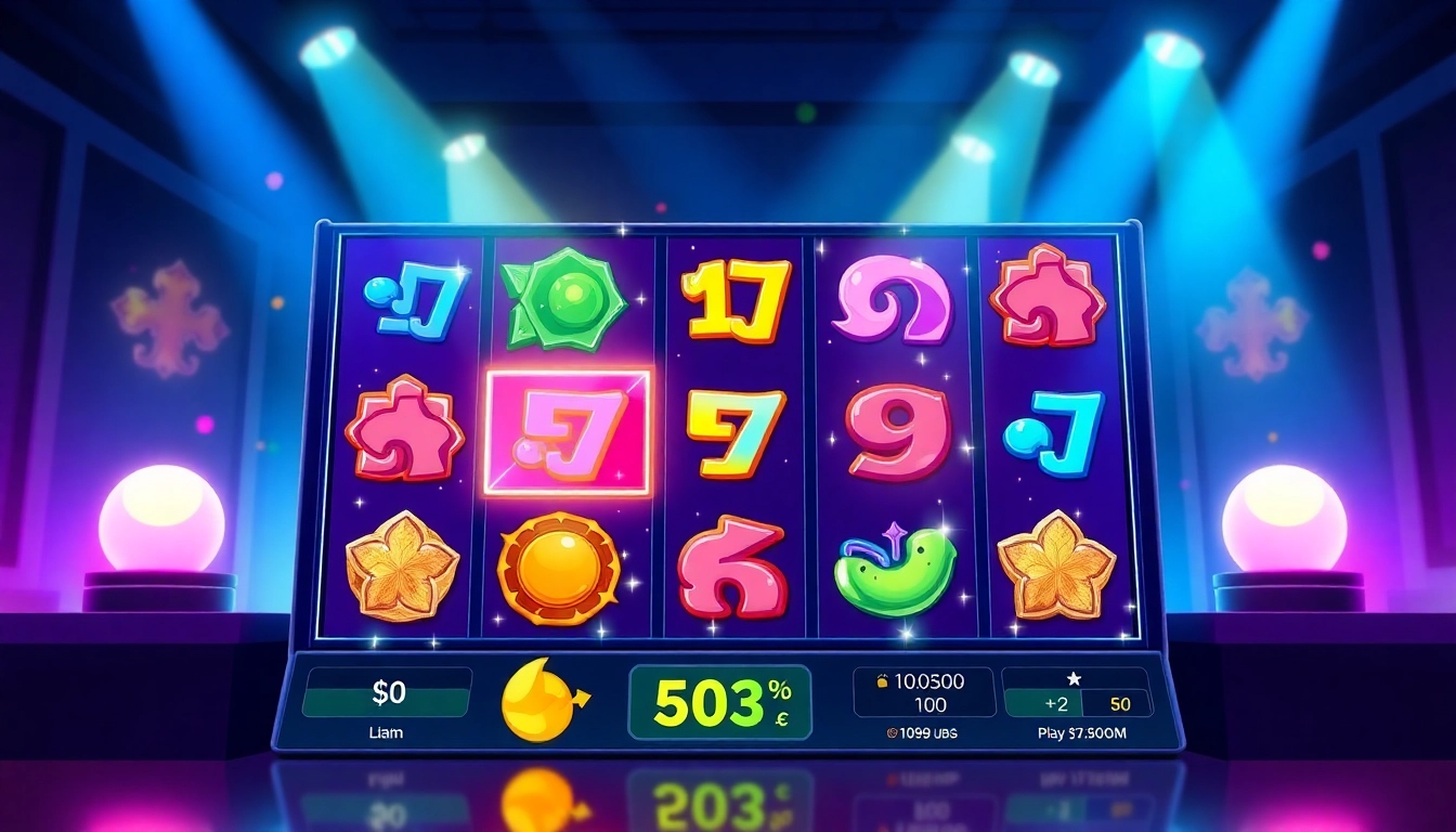 Engaging slot bet kecil experience featuring colorful symbols and a winning player.