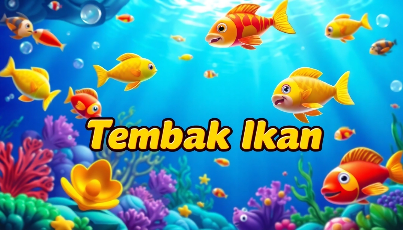 Experience the thrill of slot tembak ikan online with vibrant underwater graphics and engaging game elements.