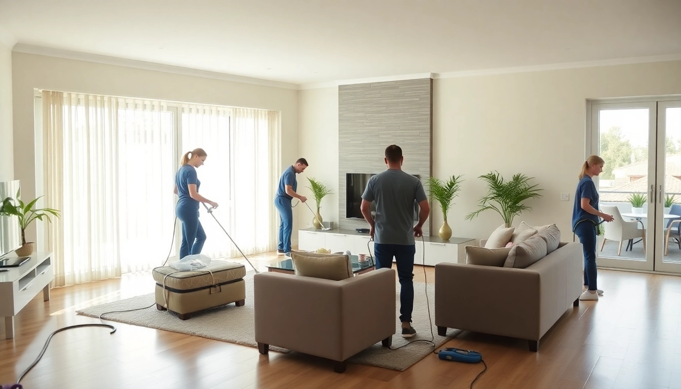 Professional cleaning in progress for bond cleaning Logan, ensuring a spotless apartment ready for final inspection.