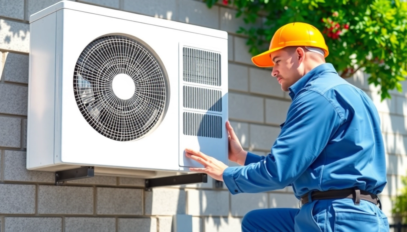 Diagnosing why my air conditioner is not working, technician examining an AC unit for issues.