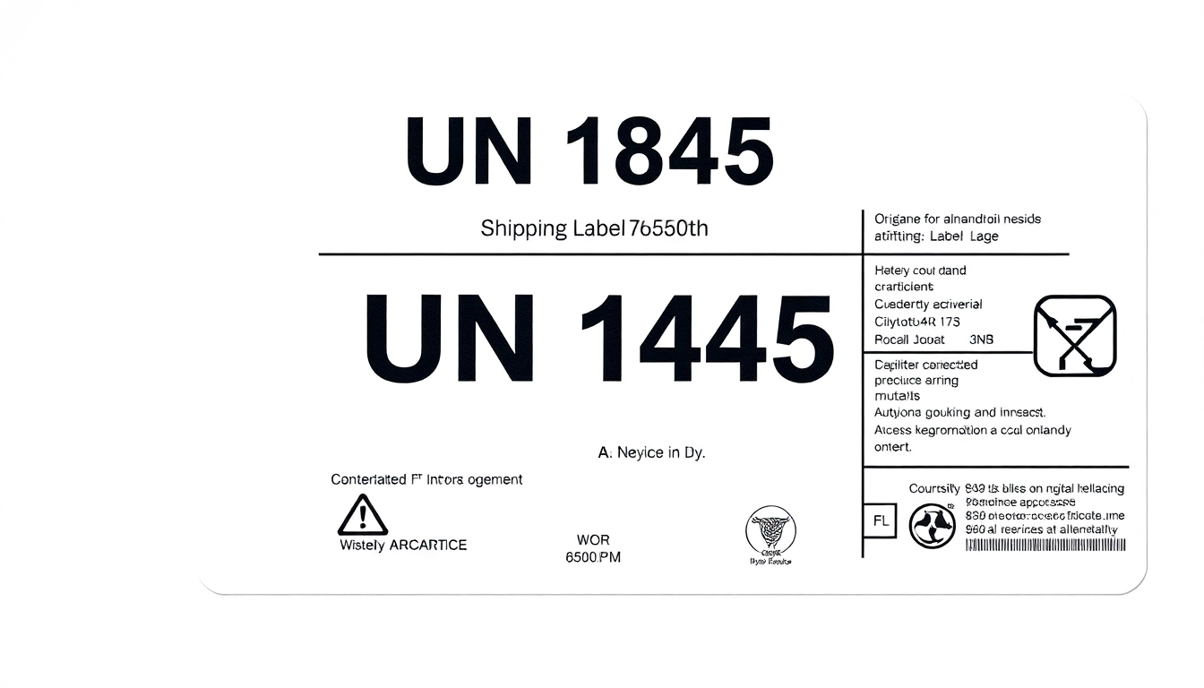Mark package clearly with un 1845 label indicating dry ice for safe transport.
