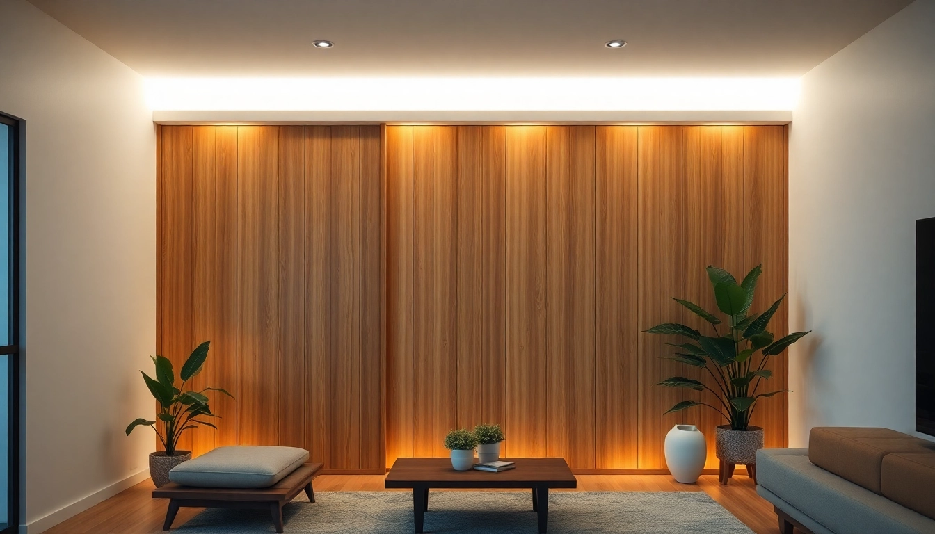 Transform your space with a wooden sliding partition wall that enhances room flow and ambiance.