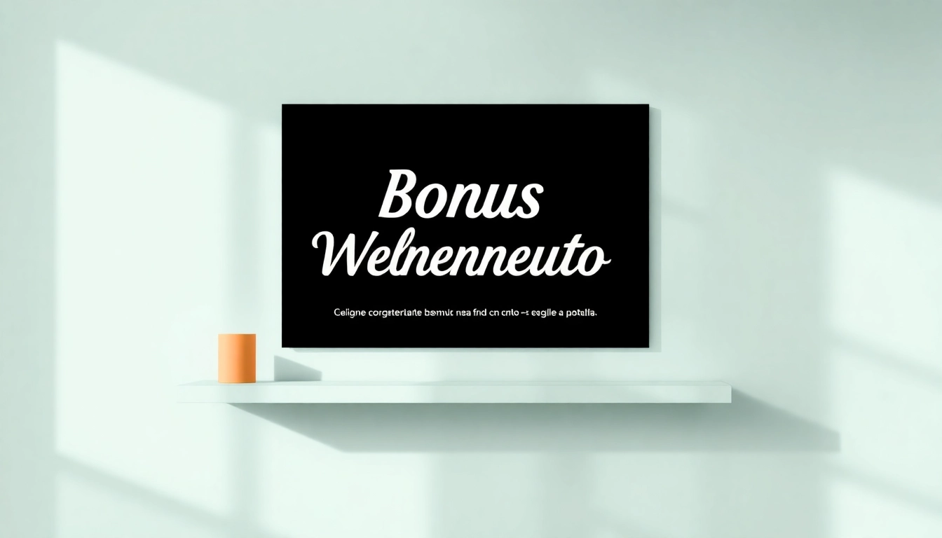 Claim your welcoming bonus with attractive offers and benefits featured prominently on the page.