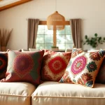 Vibrant Cactus Silk Pillows: Elevate Your Home Decor with Unique Moroccan Elegance at https://labboho.com/collections/cactus-silk-pillows