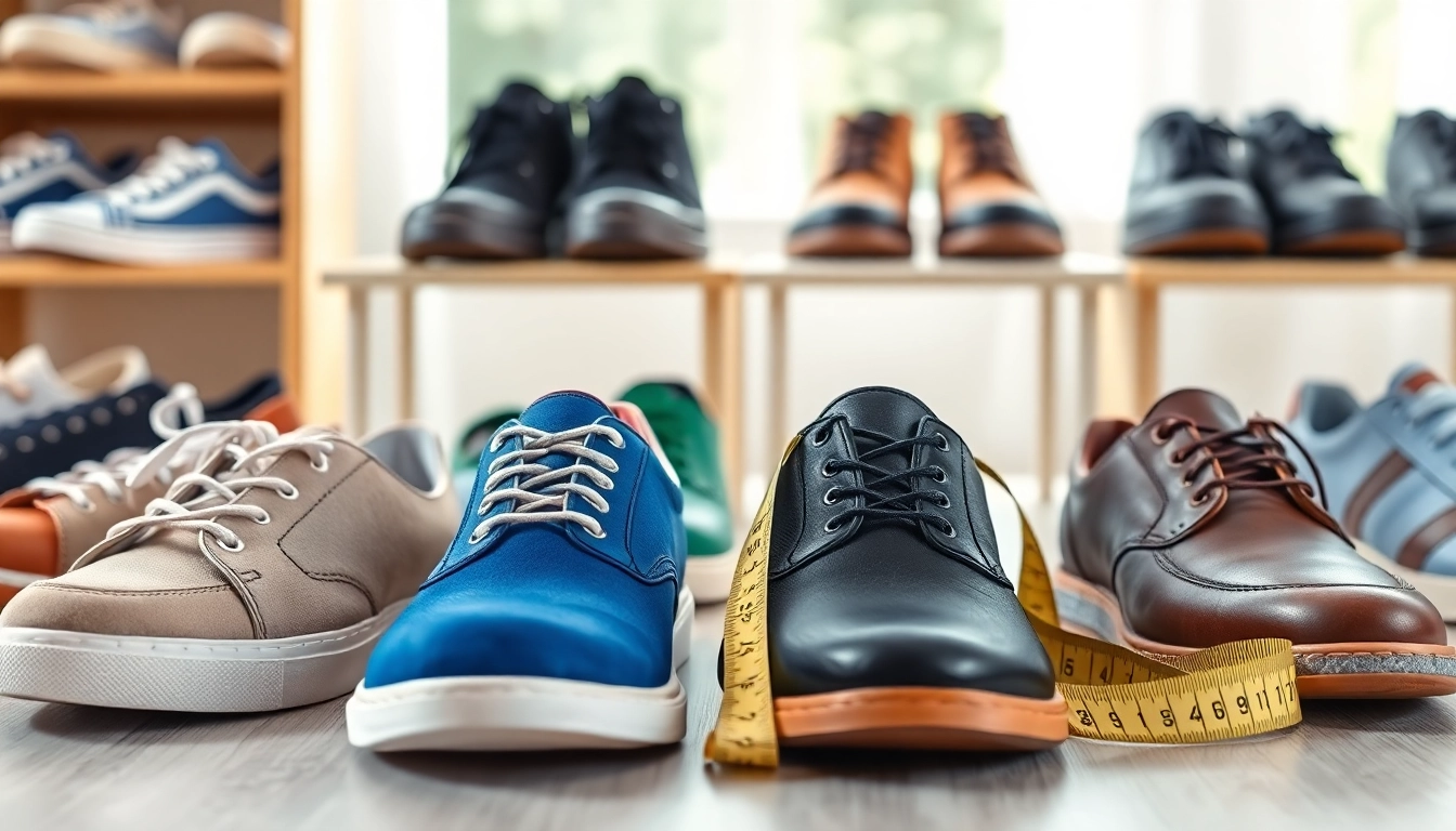 Schuhe mit breiter Zehenbox in verschiedenen Stilen präsentieren Komfort und modisches Design.