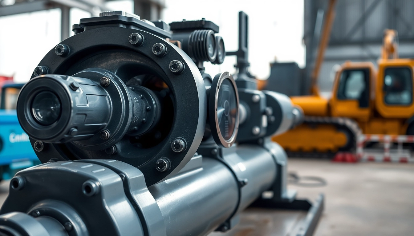 Powerful hydraulic pump machinery enhancing performance and efficiency in industrial applications.